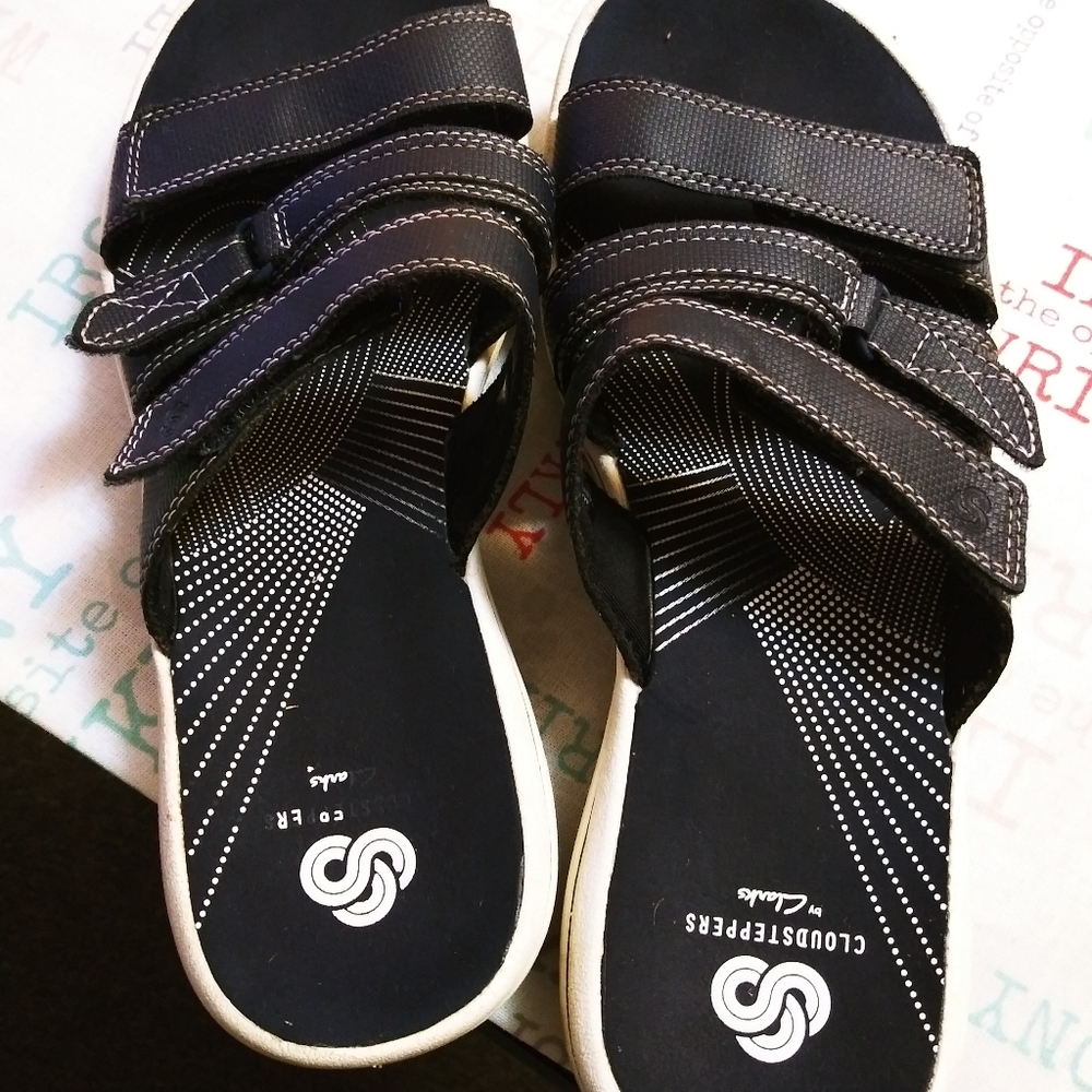 Navy Sandals